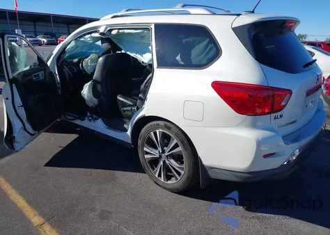 2018 Nissan Pathfinder Platinum из США, поврежденный, VIN 5N1DR2MN2JC619879